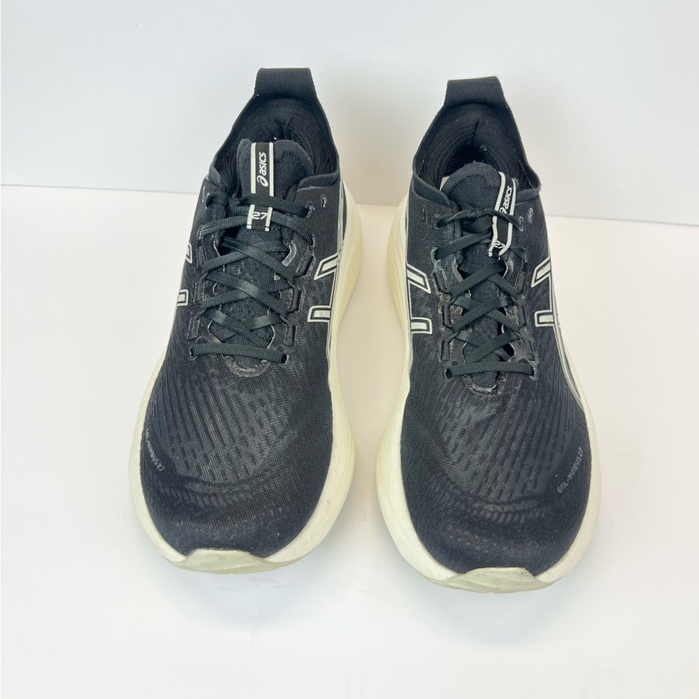 ASICS Women's Black and White Athletic Shoes - Picture 8 of 8